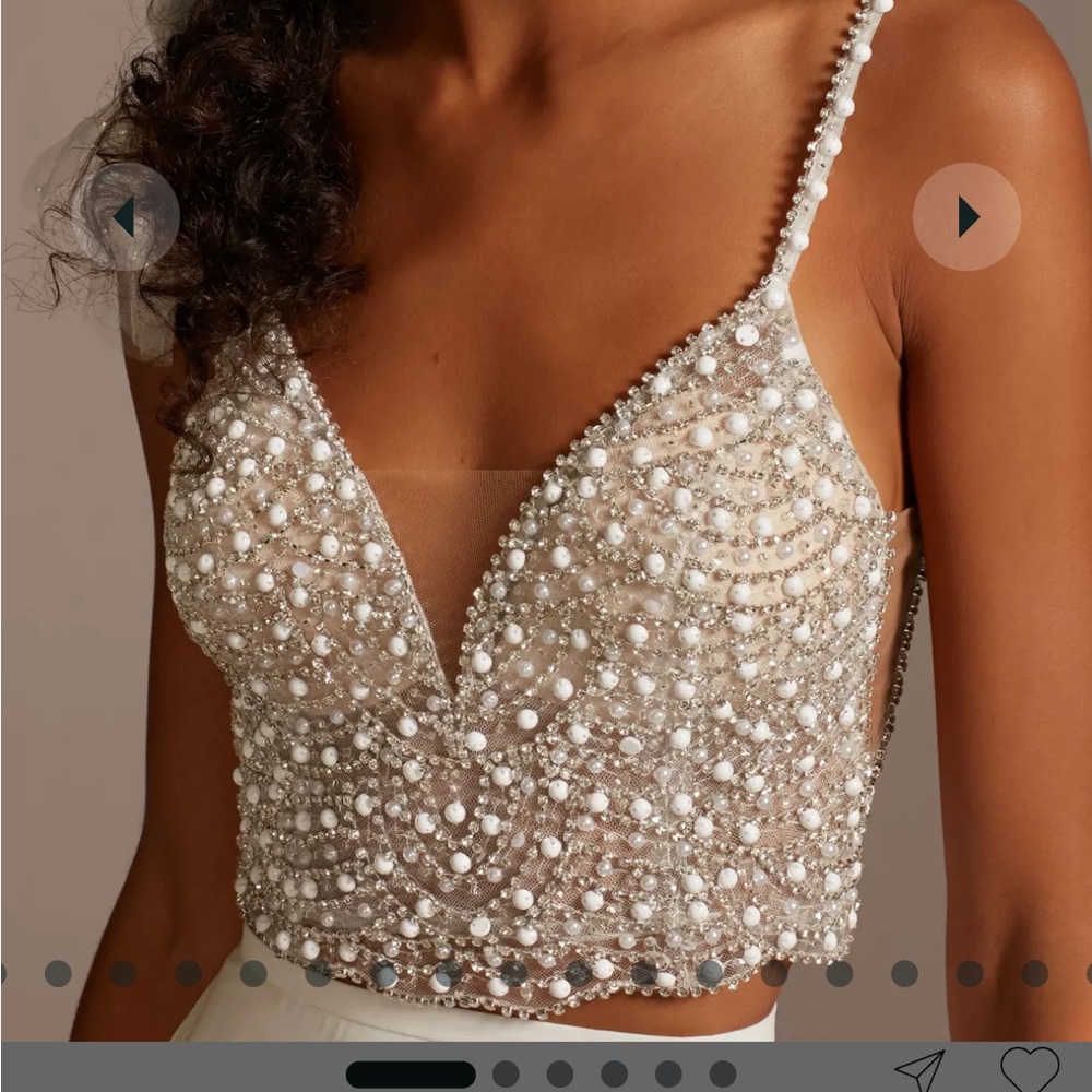 Elegant Pearl Embellished Dress